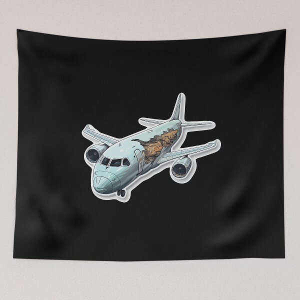 Item preview, Airplane - Illustration designed and sold by MrERNST.