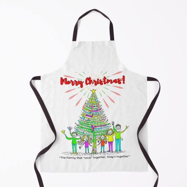 Item preview, Festive Bonds - Stick Figure Family in the Spirit of Christmas designed and sold by TrendyTreasureP.