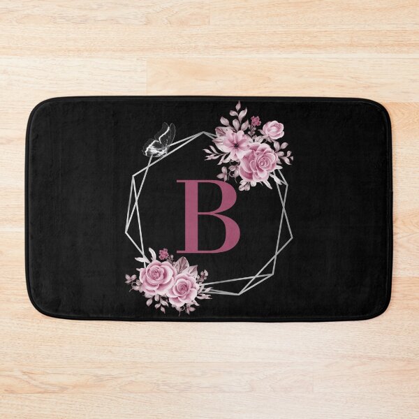Item preview, Elegant B Letter Floral Monogram Design designed and sold by WomenLevelUp.