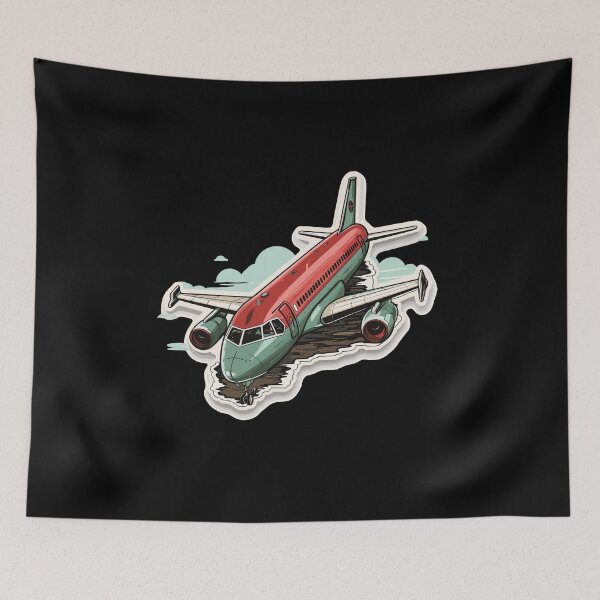 Item preview, Airplane - Illustration designed and sold by MrERNST.