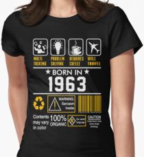 Camiseta entallada para mujer Ideas de regalos de cumpleaños - Nacido en 1963