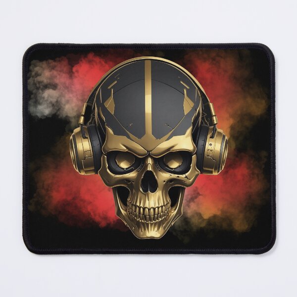 Item preview, Cyberpunk Skull designed and sold by Occultix.