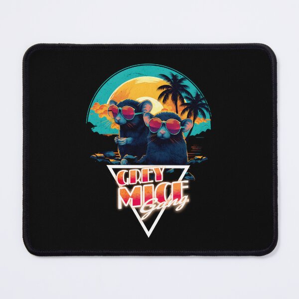 Item preview, Retro Wave Grey Mice Gang Shirt designed and sold by RedDesignSyc.