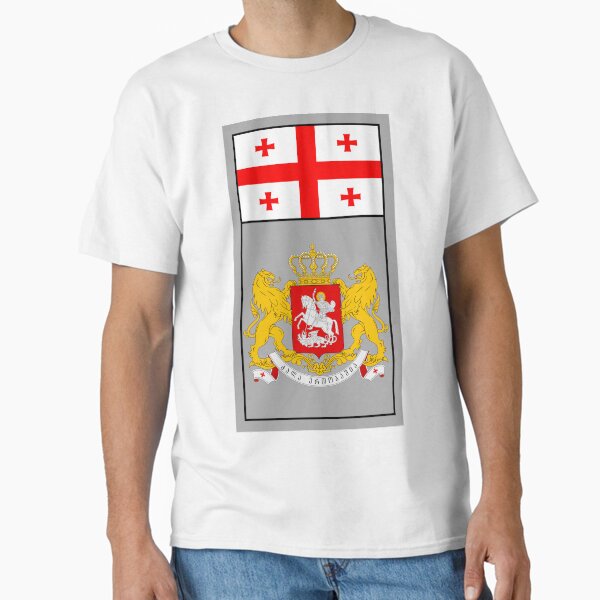 Item preview, Georgia Flag and Coat of arms designed and sold by adamst555.