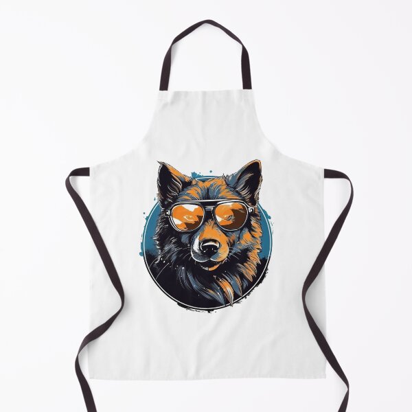Item preview, Cool Wolf Cartoon - Sunglasses and Circle designed and sold by janedewaard.