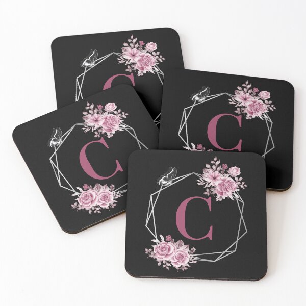 Item preview, Elegant C Letter Floral Monogram Design designed and sold by WomenLevelUp.