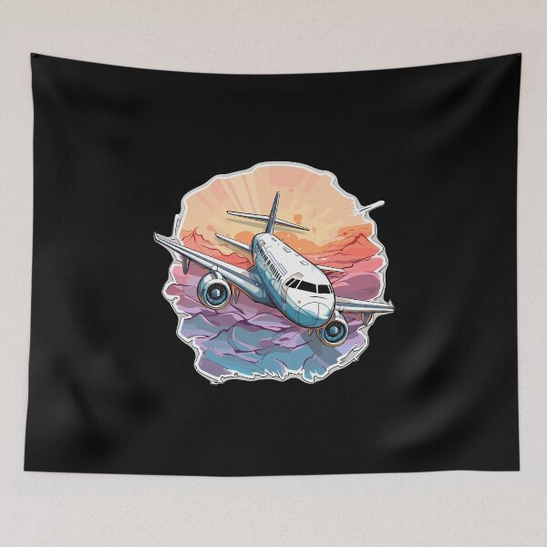Item preview, Airplane - Illustration designed and sold by MrERNST.