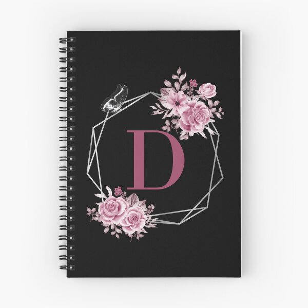Item preview, Elegant D Letter Floral Monogram Design designed and sold by WomenLevelUp.