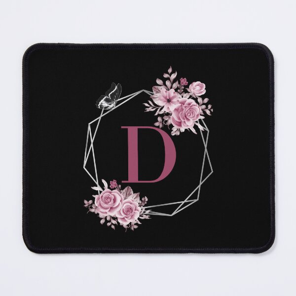 Item preview, Elegant D Letter Floral Monogram Design designed and sold by WomenLevelUp.
