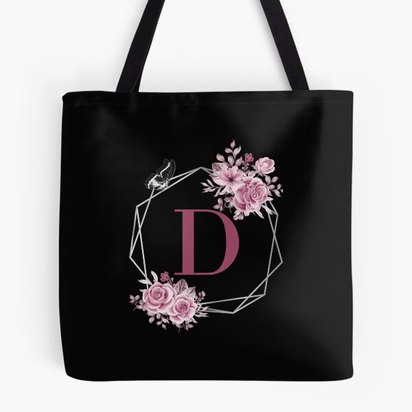 Item preview, Elegant D Letter Floral Monogram Design designed and sold by WomenLevelUp.