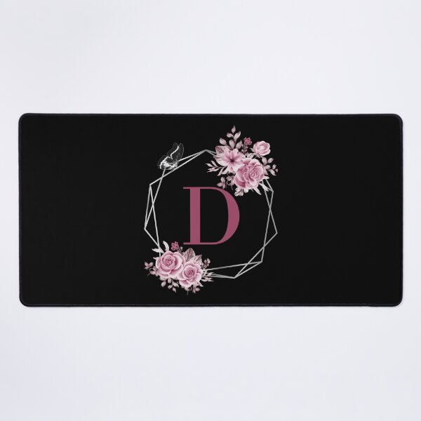 Item preview, Elegant D Letter Floral Monogram Design designed and sold by WomenLevelUp.