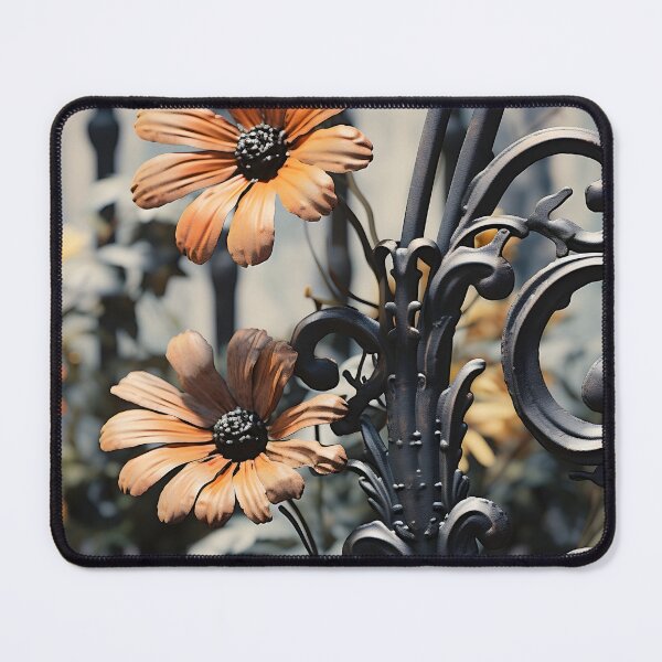 Item preview, Decorative ornate wrought iron print designed and sold by dcrc.