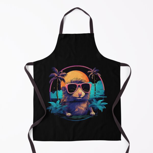 Item preview, Retro Wave Gerbil Good Vibes designed and sold by RedDesignSyc.