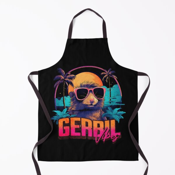 Item preview, Retro Wave Gerbil Good Vibes Miami designed and sold by RedDesignSyc.