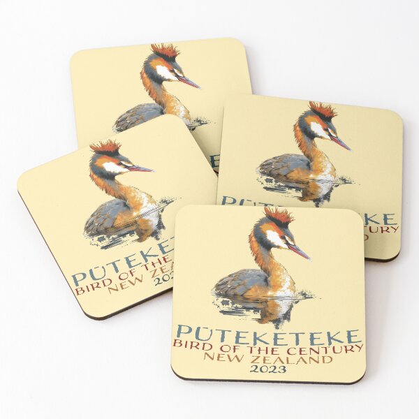 Item preview, New Zealand Bird of the Century Crested Grebe 2023 designed and sold by GVRDesign.