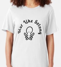 Singlish Blur Like Sotong Slim Fit T-Shirt