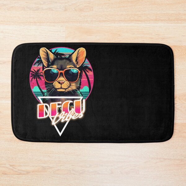 Item preview, Retro Wave Degu Vibes designed and sold by RedDesignSyc.