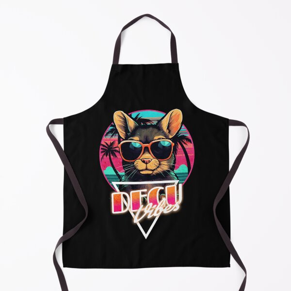 Item preview, Retro Wave Degu Vibes designed and sold by RedDesignSyc.