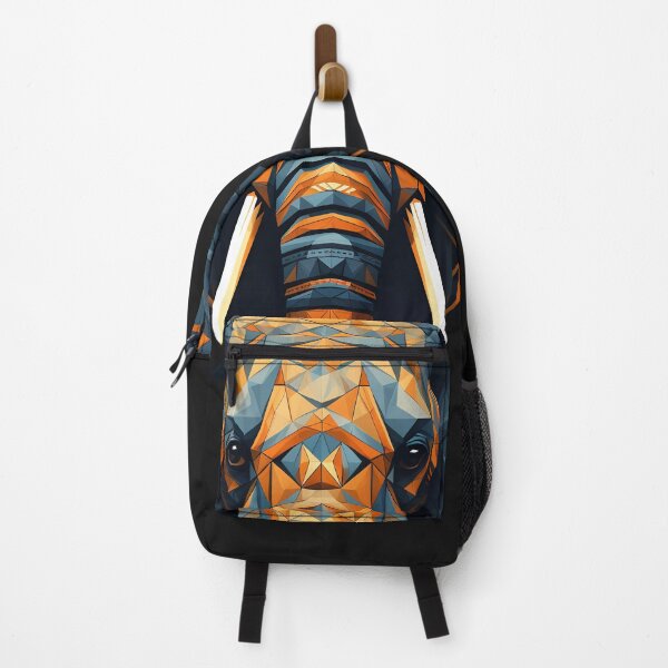 Item preview, elephant based on abstract geometric designed and sold by Linework Studio.