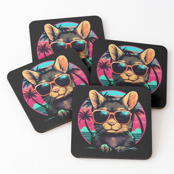 Item preview, Retro Wave Degu designed and sold by RedDesignSyc.