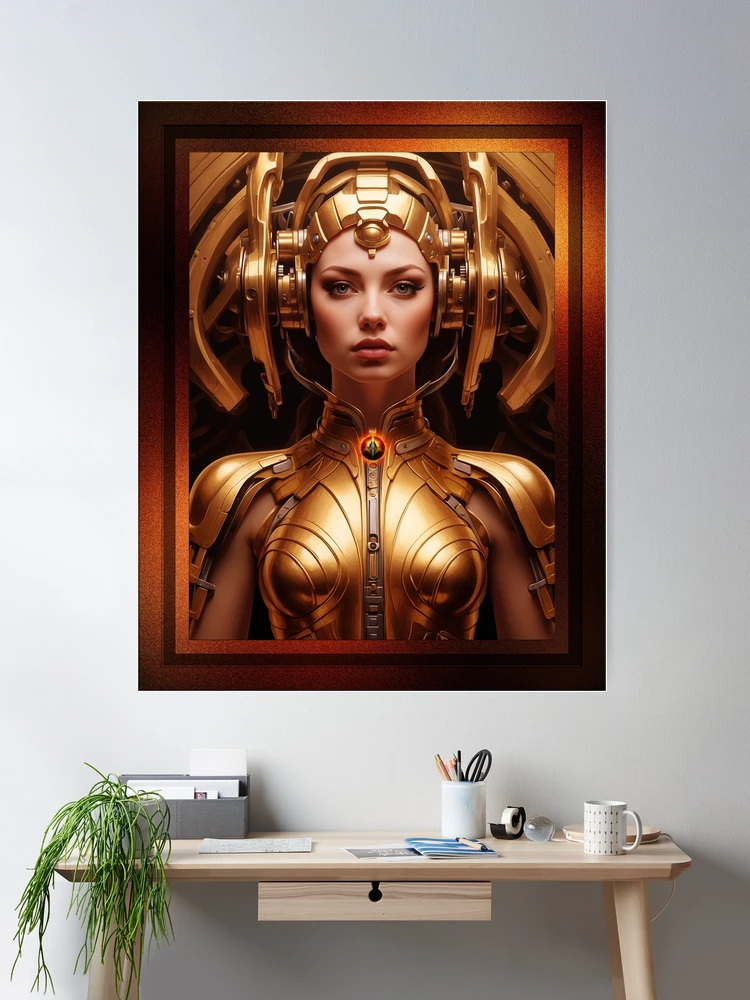 The Beligan Mind Sifters Enchanting Portrait AI Concept Art by Xzendor7 Room Decor Poster Art Print
