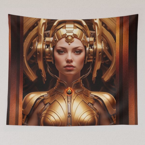Item preview, The Beligan Mind Sifters Enchanting Portrait AI Concept Art by Xzendor7 designed and sold by Xzendor7 Digital Art Creations.