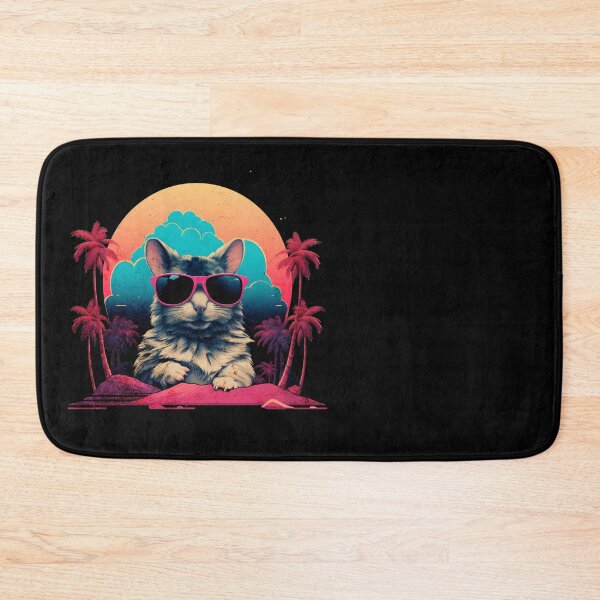 Item preview, Retro Wave Degu Miami Vibes designed and sold by RedDesignSyc.