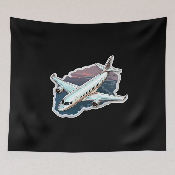 Item preview, Airplane - Illustration designed and sold by MrERNST.