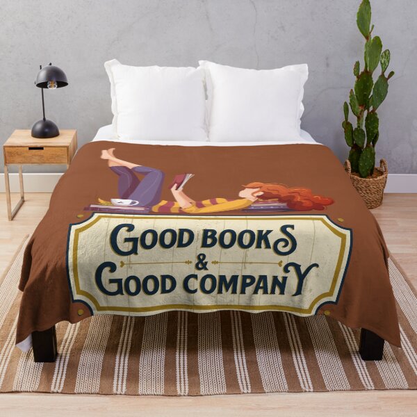 Item preview, Good Books and good company redhead designed and sold by BloomingByL.