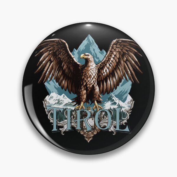 Item preview, Tyrolean eagle loyalty to the state of Tyrol, golden eagle designed and sold by Andrea-Design.