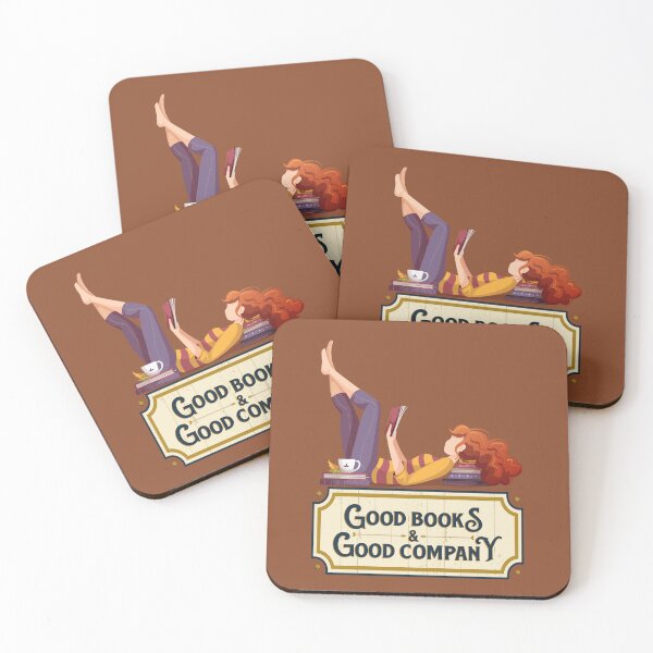 Item preview, Good Books and good company redhead designed and sold by BloomingByL.