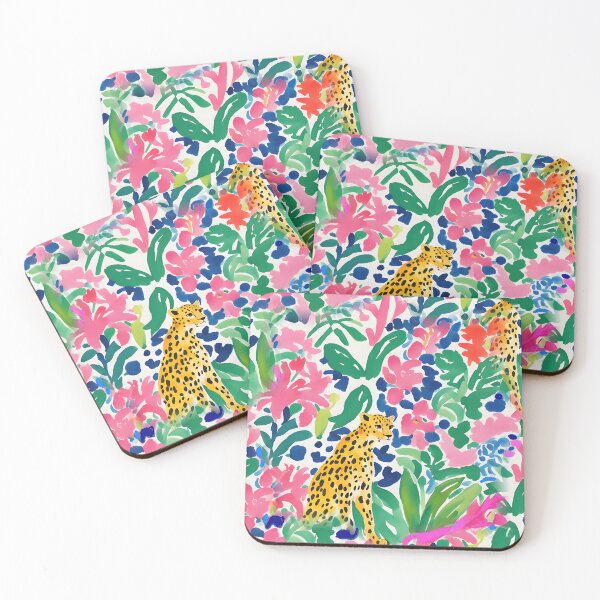 Item preview, Cheetah in Matisse garden designed and sold by SophieClimaArt.