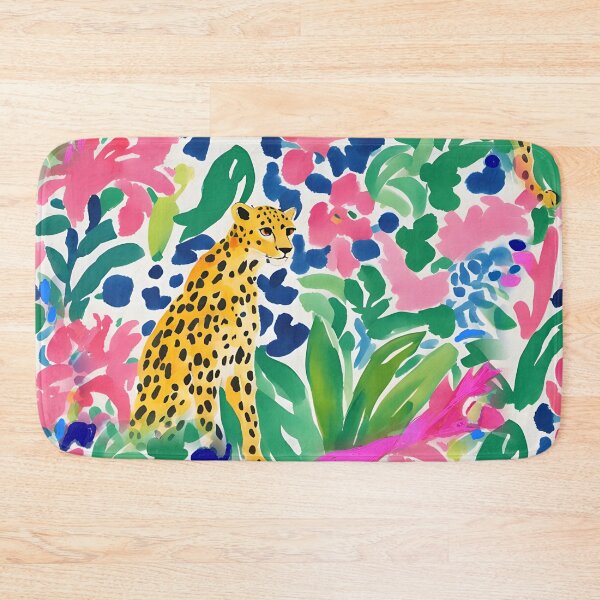 Item preview, Cheetah in Matisse garden designed and sold by SophieClimaArt.