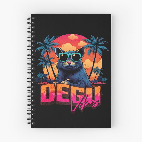Item preview, Retro Wave Degu Miami designed and sold by RedDesignSyc.