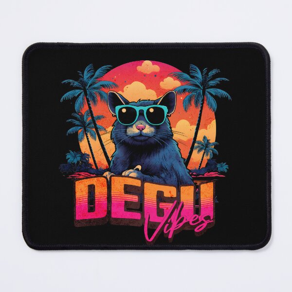 Item preview, Retro Wave Degu Miami designed and sold by RedDesignSyc.