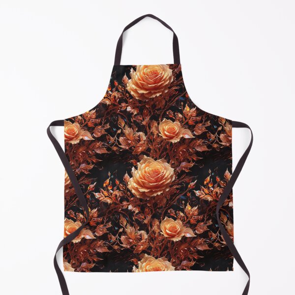 Aperçu de l'œuvre Modèle sans couture floral de roses de couleur de feu créée et vendue par PaxtonProjects.