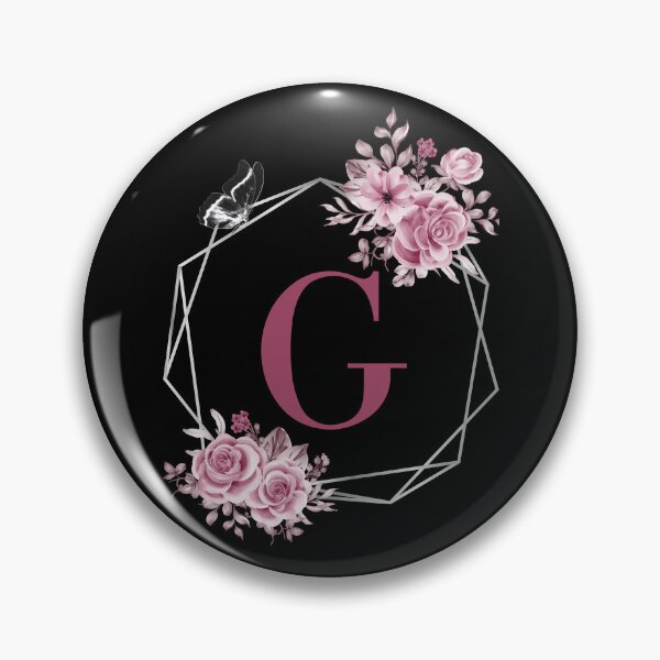 Item preview, Elegant G Letter Floral Monogram Design designed and sold by WomenLevelUp.