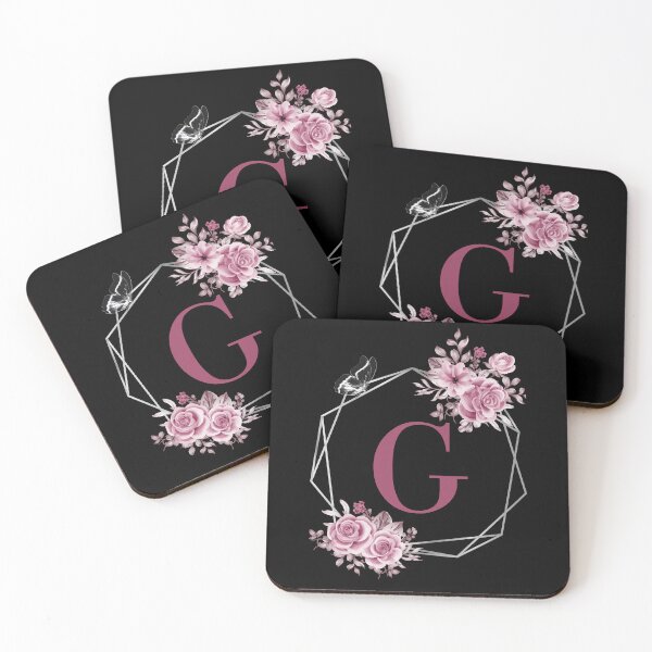 Item preview, Elegant G Letter Floral Monogram Design designed and sold by WomenLevelUp.
