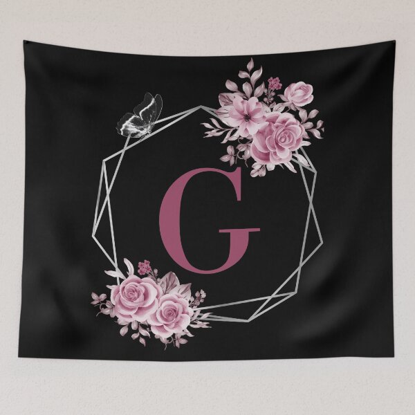 Item preview, Elegant G Letter Floral Monogram Design designed and sold by WomenLevelUp.