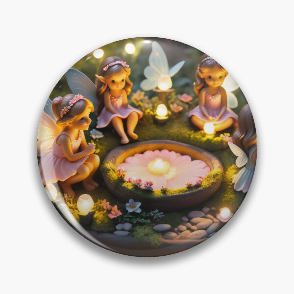 Item preview, Twilight Enchantment: Fairy Garden at Sunset designed and sold by PanoramaPrints.