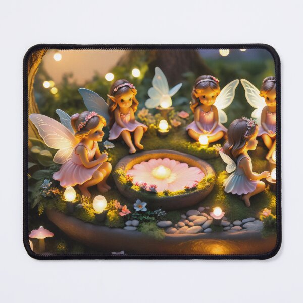 Item preview, Twilight Enchantment: Fairy Garden at Sunset designed and sold by PanoramaPrints.