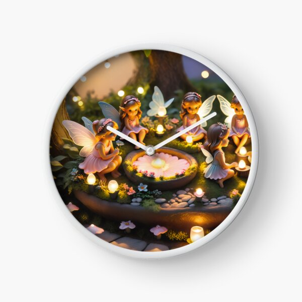 Item preview, Twilight Enchantment: Fairy Garden at Sunset designed and sold by PanoramaPrints.
