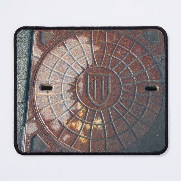 Item preview, Yet Another Reykjavik Manhole Cover designed and sold by Bill Spengler's Photographic Thoughts.
