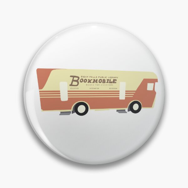 Item preview, Sioux Falls South Dakota Public Library Vintage Bookmobile designed and sold by goaliecatdesign.