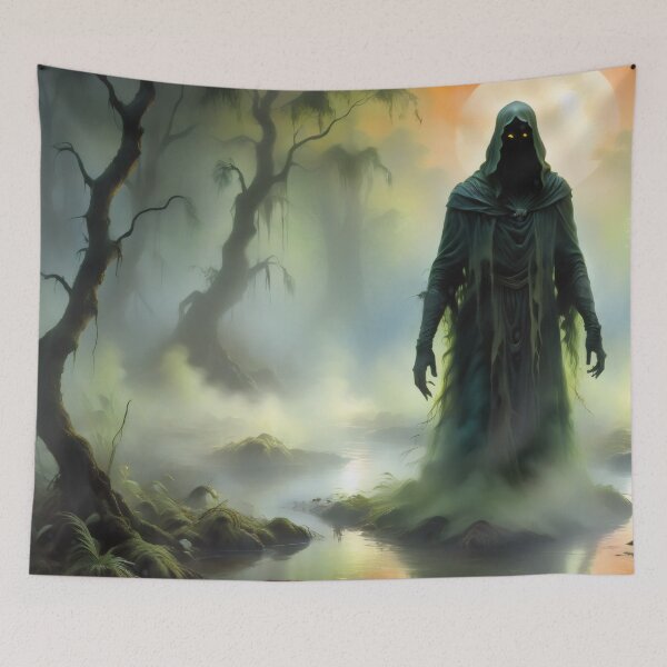 Item preview, Eerie Whispers: Mystic Haunted Swamp designed and sold by PanoramaPrints.