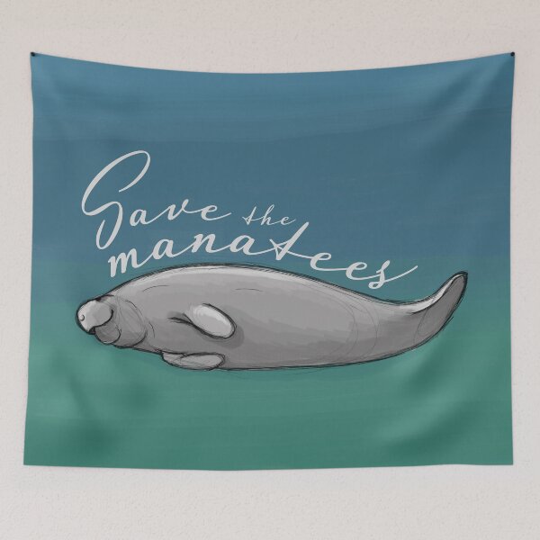 Item preview, Save the Manatees designed and sold by TEWdream.