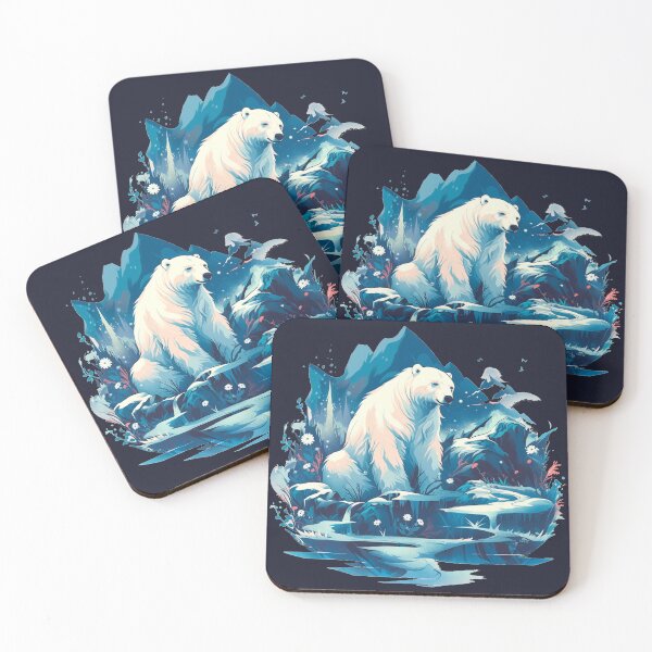 Item preview, Peaceful Polar Bear designed and sold by CleverboyDsgns.