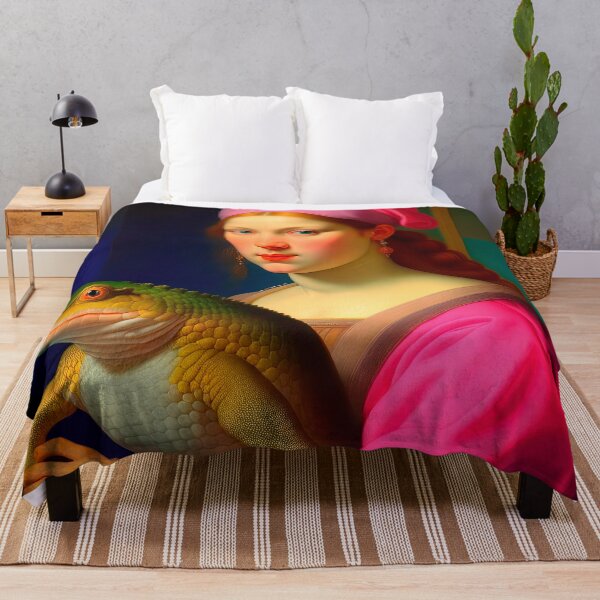 Item preview, Renaissance Lady With Large Amphibian designed and sold by LanaGustavsson.