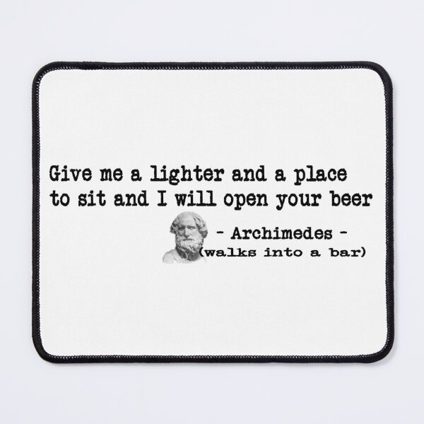 Item preview, Archimedes Walks Into A Bar #1 designed and sold by 300Spikes.
