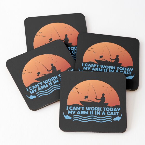 Item preview, I can't work today, my arm is in a cast funny fishing quotes fisherman sayings designed and sold by Alexaltay.